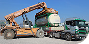 Trazione per container e silo con compressori
